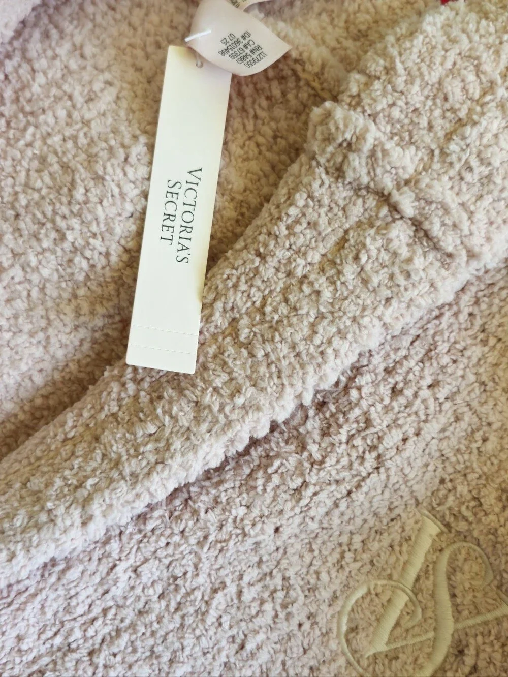 Victoria's Secret Chenille Hooded Long Robe Size XL/XXL NWT